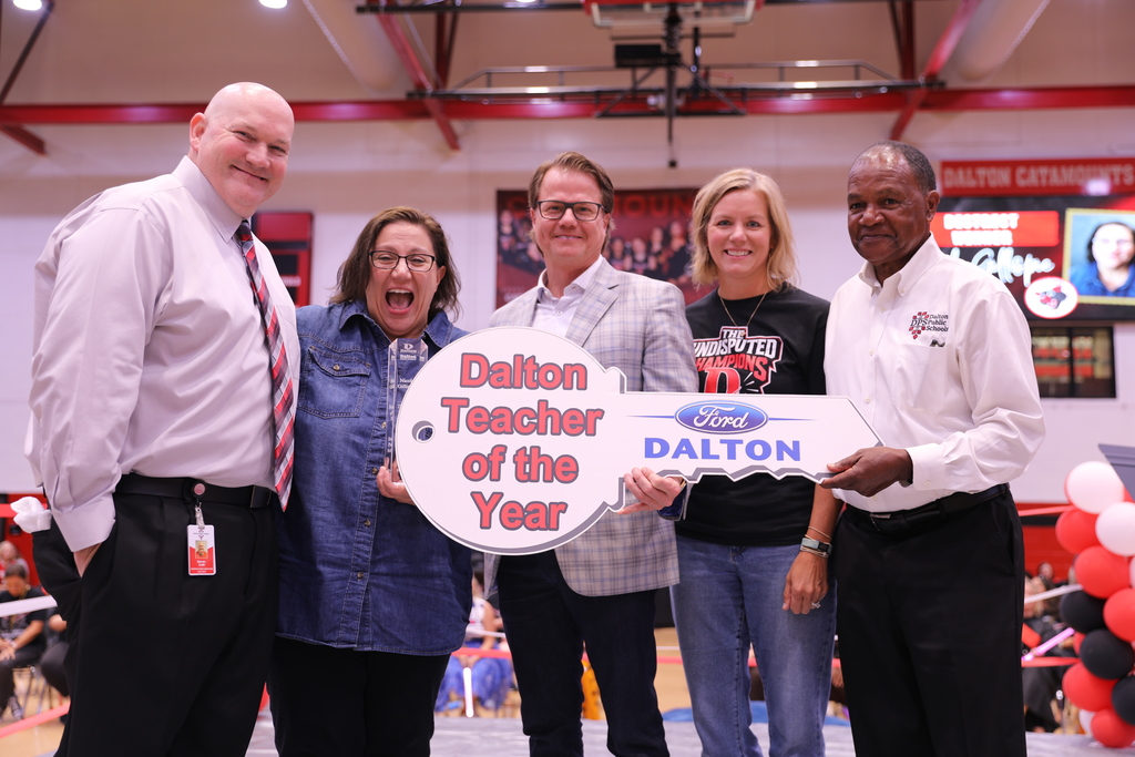 NICOLE GILLISPIE NAMED 2025 DALTON PUBLIC SCHOOLS TEACHER OF THE YEAR