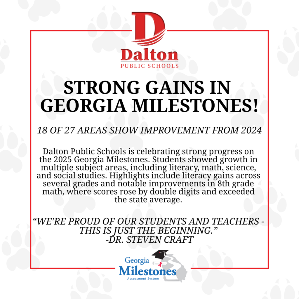 DPS Students Shine on 2025 Georgia Milestones!