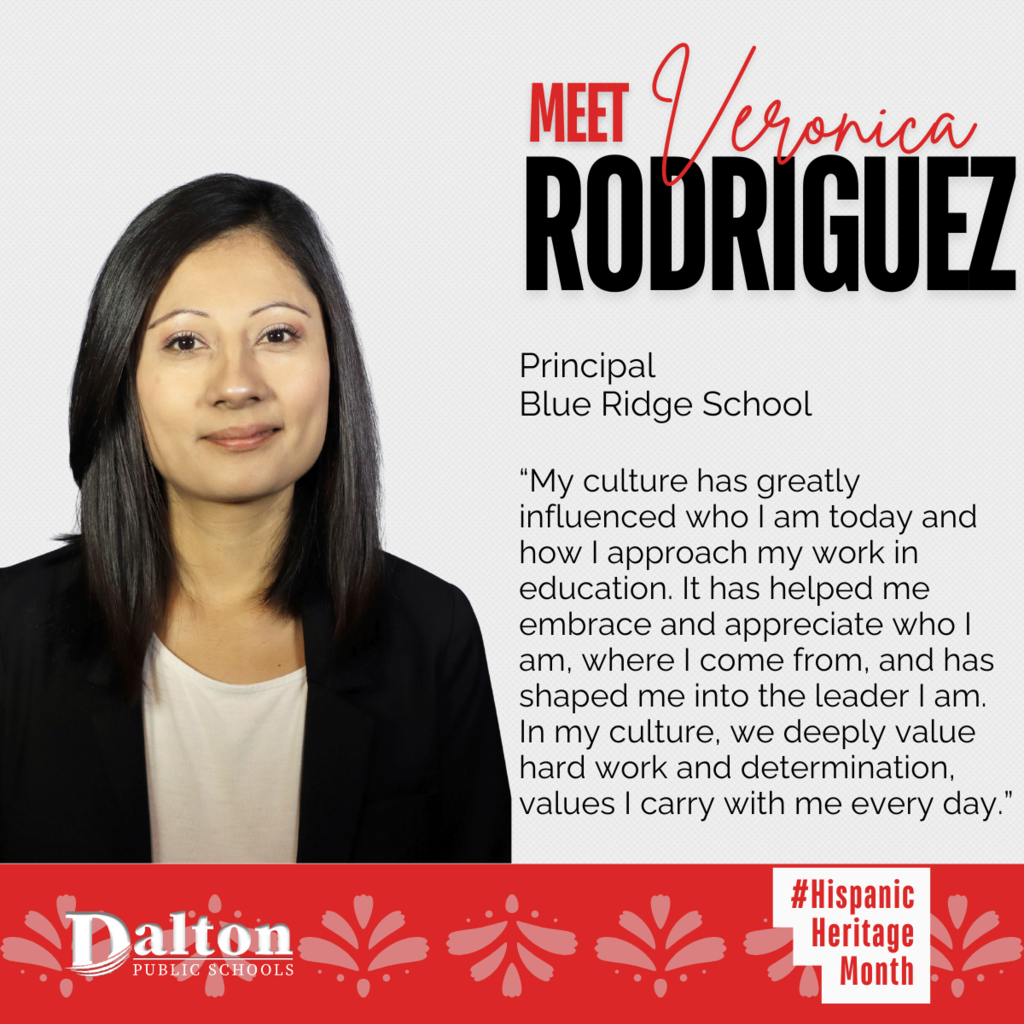 Hispanic Heritage Month Staff Spotlight: Veronica Rodriguez 🌟 Principal, Blue Ridge Elementary School