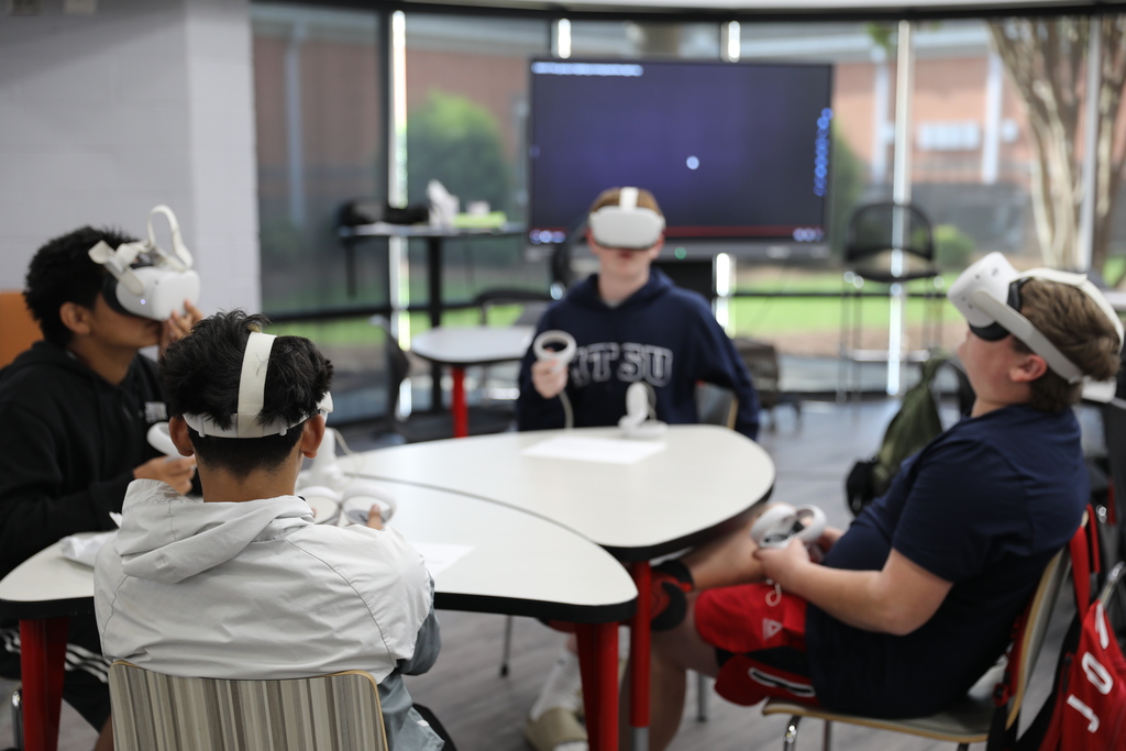 Classroom Spotlight: Deb Harrington’s students at Dalton Junior High wrapped up their geography unit by traveling through the five regions of Georgia—without leaving the classroom! Using virtual reality, they explored the state’s diverse landscapes in an immersive and exciting way.