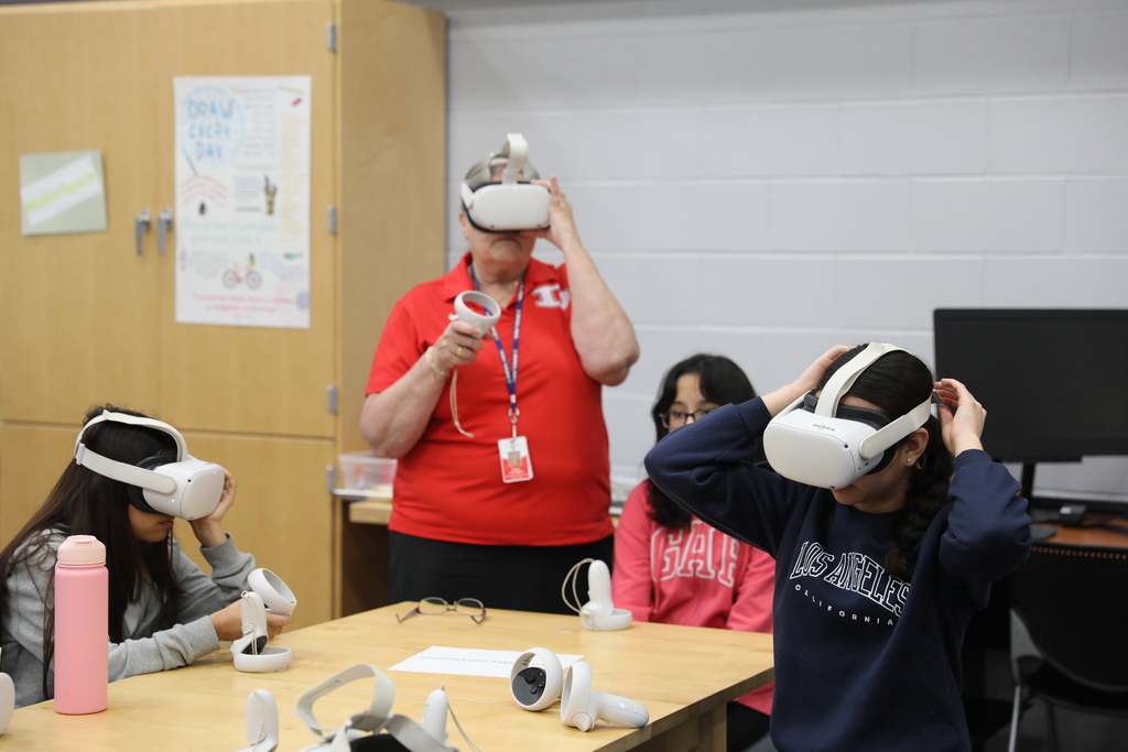 Classroom Spotlight: Deb Harrington’s students at Dalton Junior High wrapped up their geography unit by traveling through the five regions of Georgia—without leaving the classroom! Using virtual reality, they explored the state’s diverse landscapes in an immersive and exciting way.