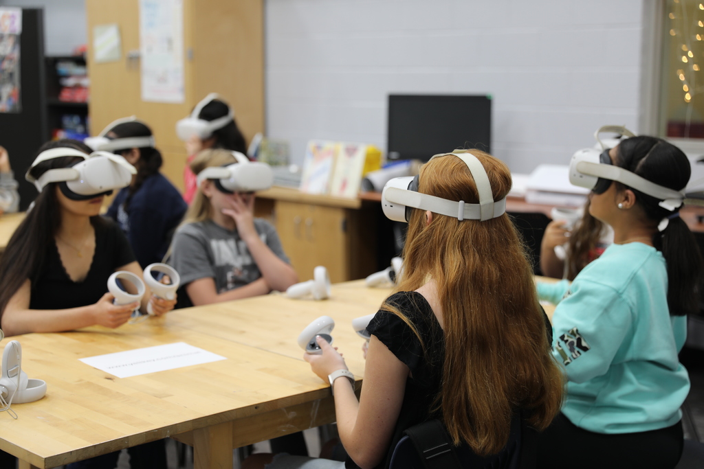 Classroom Spotlight: Deb Harrington’s students at Dalton Junior High wrapped up their geography unit by traveling through the five regions of Georgia—without leaving the classroom! Using virtual reality, they explored the state’s diverse landscapes in an immersive and exciting way.