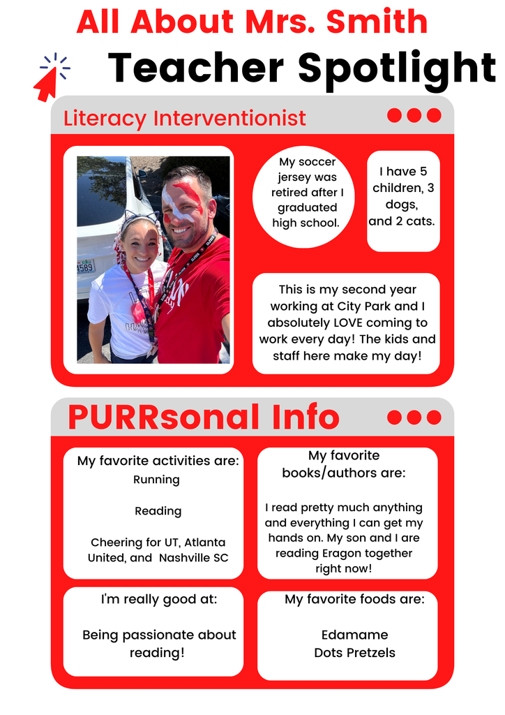 Teacher spotlight infographic