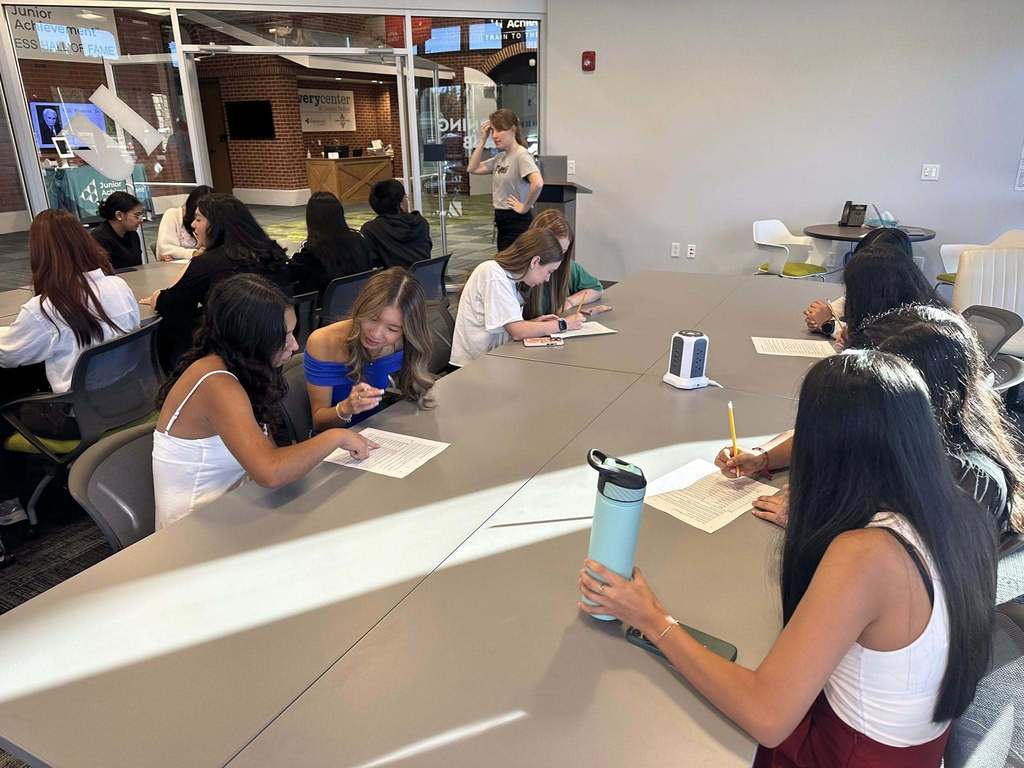 Students and teacher leaders from The Dalton Academy and Dalton High School gathered at the JA Discovery Center to kick off the year with officer inductions, team challenges, inspiring guest speakers, and valuable networking with advisory boards. Our students demonstrated strong leadership throughout the day, showing that the future is bright. Thank you to Mrs. Holverson and Mrs. Starks for organizing such a meaningful and impactful experience.