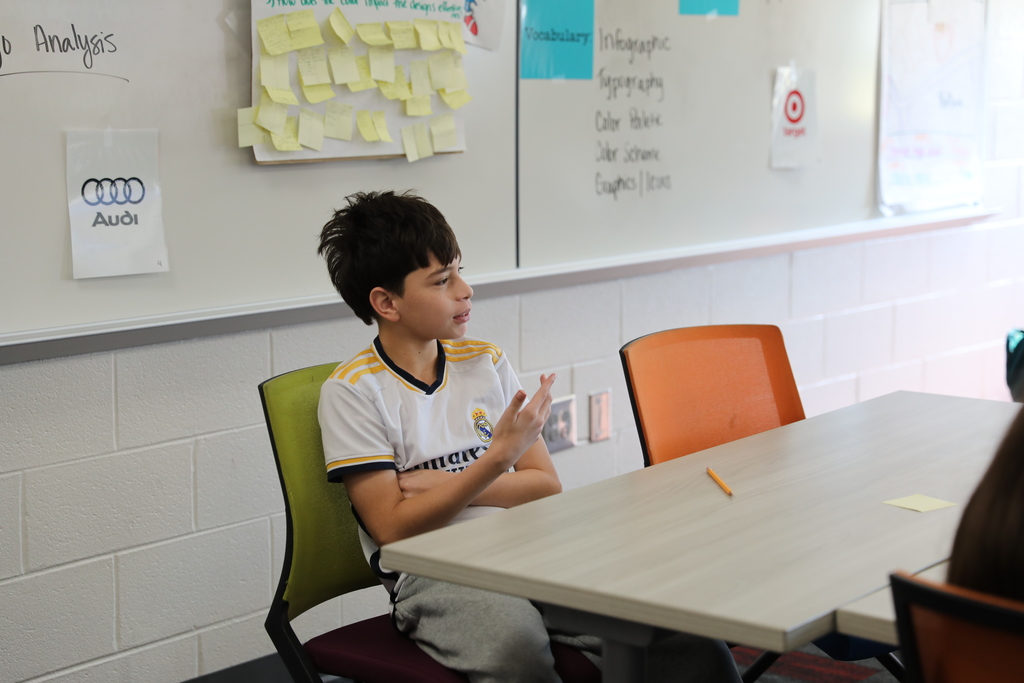 Classroom Spotlight: Jennifer Barmore’s 7th grade students at Hammond Creek Middle School recently explored the Principles of Graphic Design by analyzing major brand logos—discussing their meaning, design elements, and the star power that makes them unforgettable.