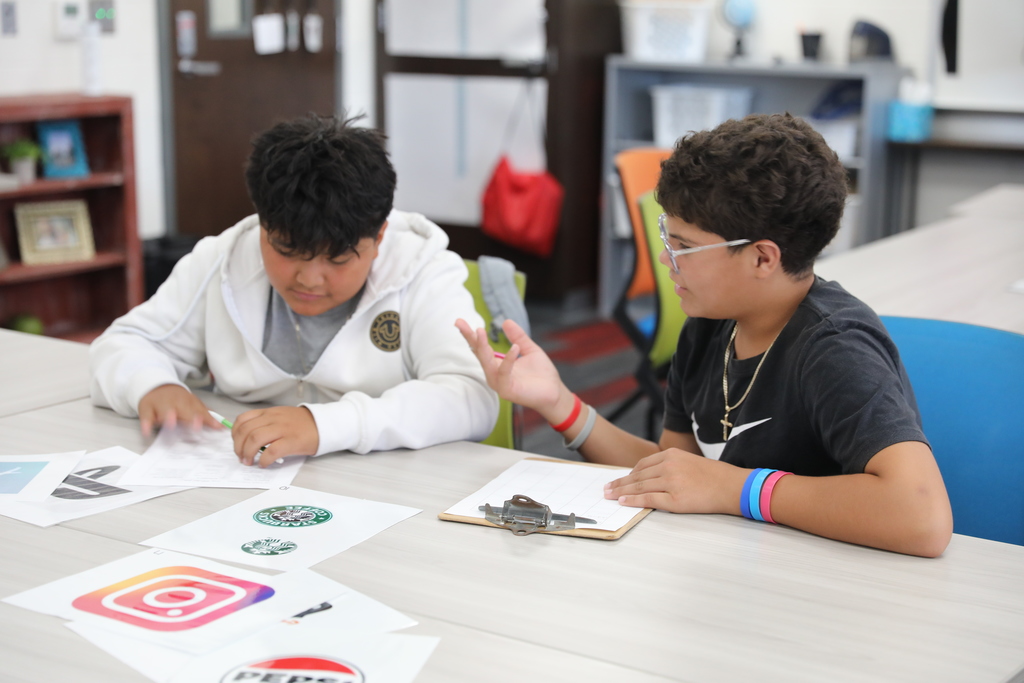 Classroom Spotlight: Jennifer Barmore’s 7th grade students at Hammond Creek Middle School recently explored the Principles of Graphic Design by analyzing major brand logos—discussing their meaning, design elements, and the star power that makes them unforgettable.