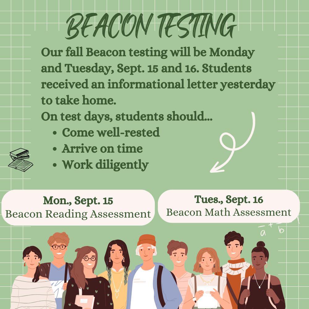 Beacon Testing Monday Sept 15 and Tuesday September 16