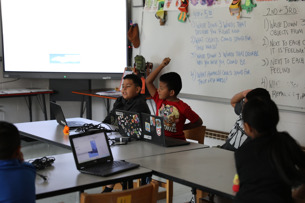 This week, we’re shining a light on Mr. Adam Sanford’s classroom at Park Creek School! His students have been exploring digital landscapes, focusing on creating light-to-dark layers to bring depth into their work. 