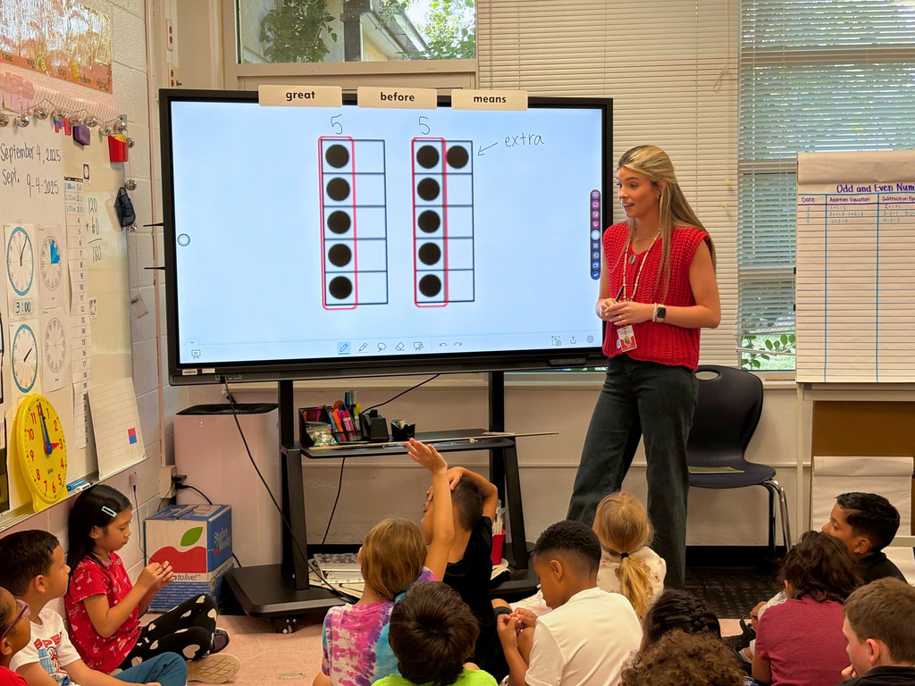 Classroom Spotlight: Students in Maddie Tighe’s class at Westwood School have been hard at work during their math block! They’ve been practicing adding doubles and near doubles, sharpening their number sense and building confidence as mathematicians. Way to go, Wildcats!