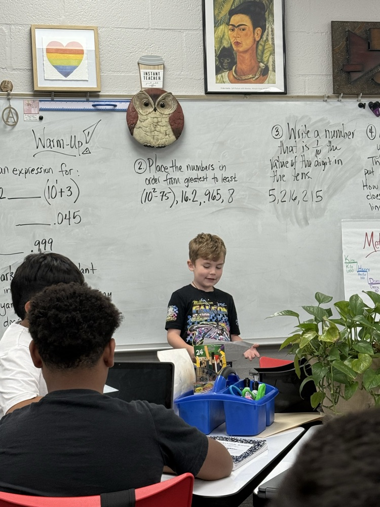 student making campaign speech 
