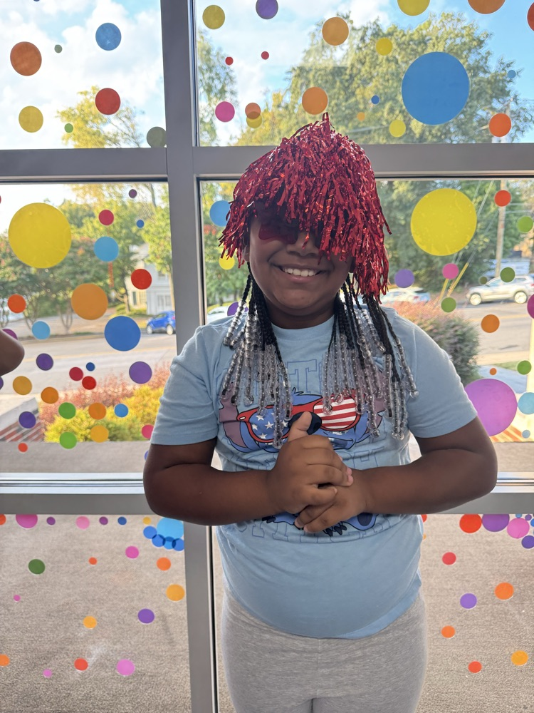 student at dot day display 