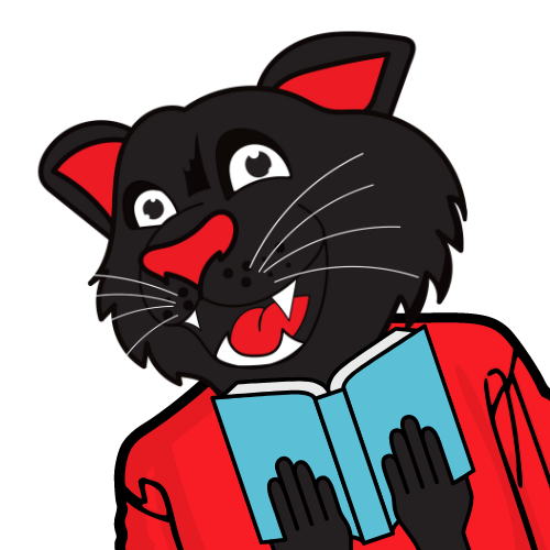 Paws with book