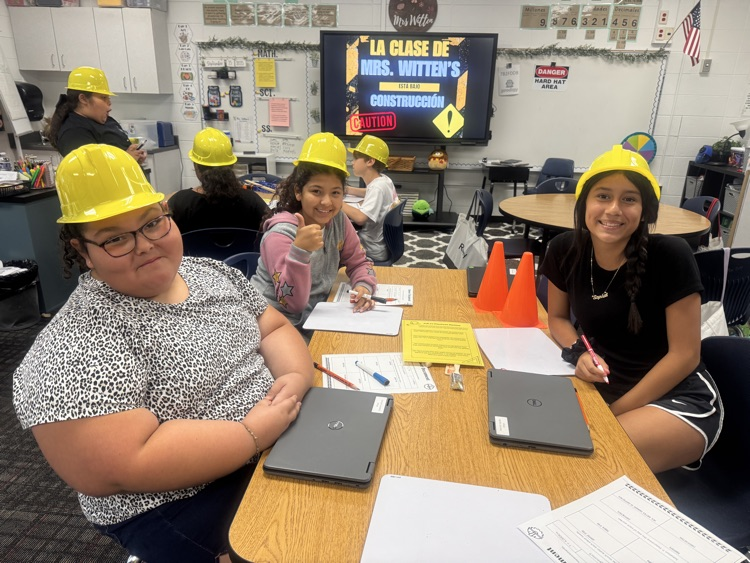 5th grade students working on math 