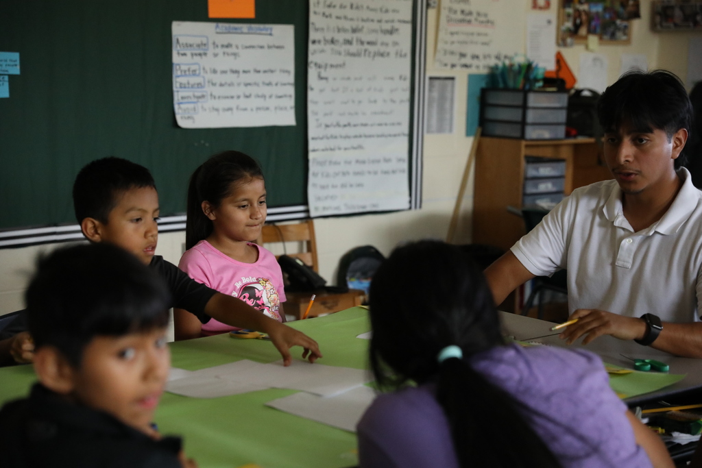 Classroom Spotlight: In Cesar Martinez’s classroom at Blue Ridge School, students brought math to life by creating giant multiplication charts! Through hands-on activities, they explored rectangles and multiplication in a fun and engaging way during their math instruction time.