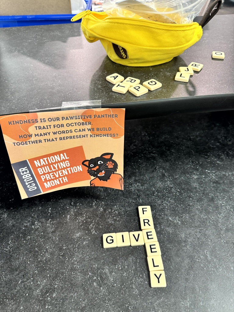 photo of word game in media center