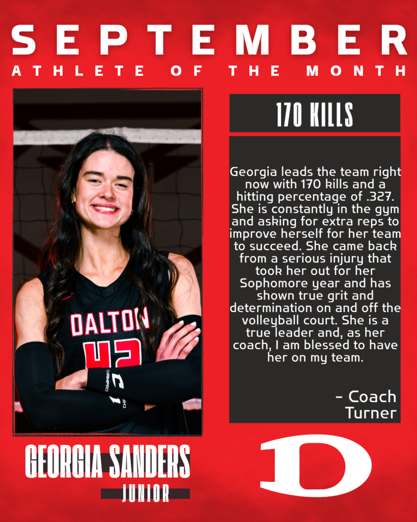 Athlete of the month Georgia