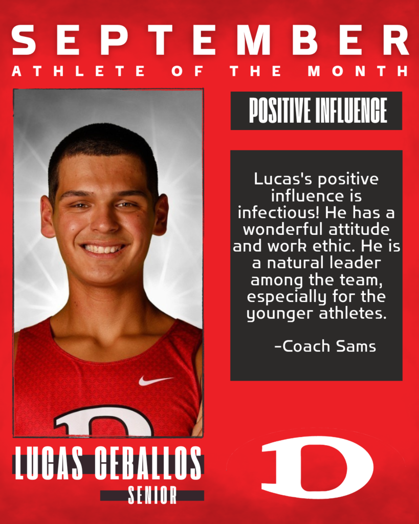 Athlete of the month Lucas