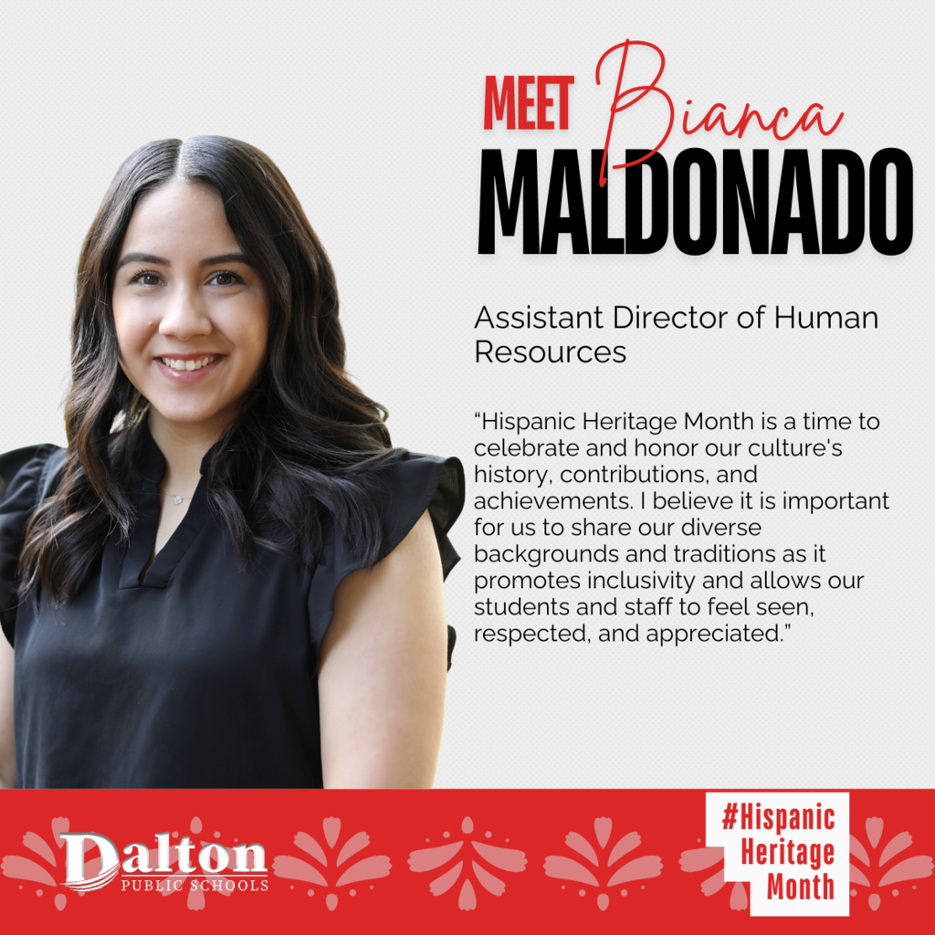 Hispanic Heritage Month Staff Spotlight: Bianca Maldonado 🌟 Assistant Director of Human Resources