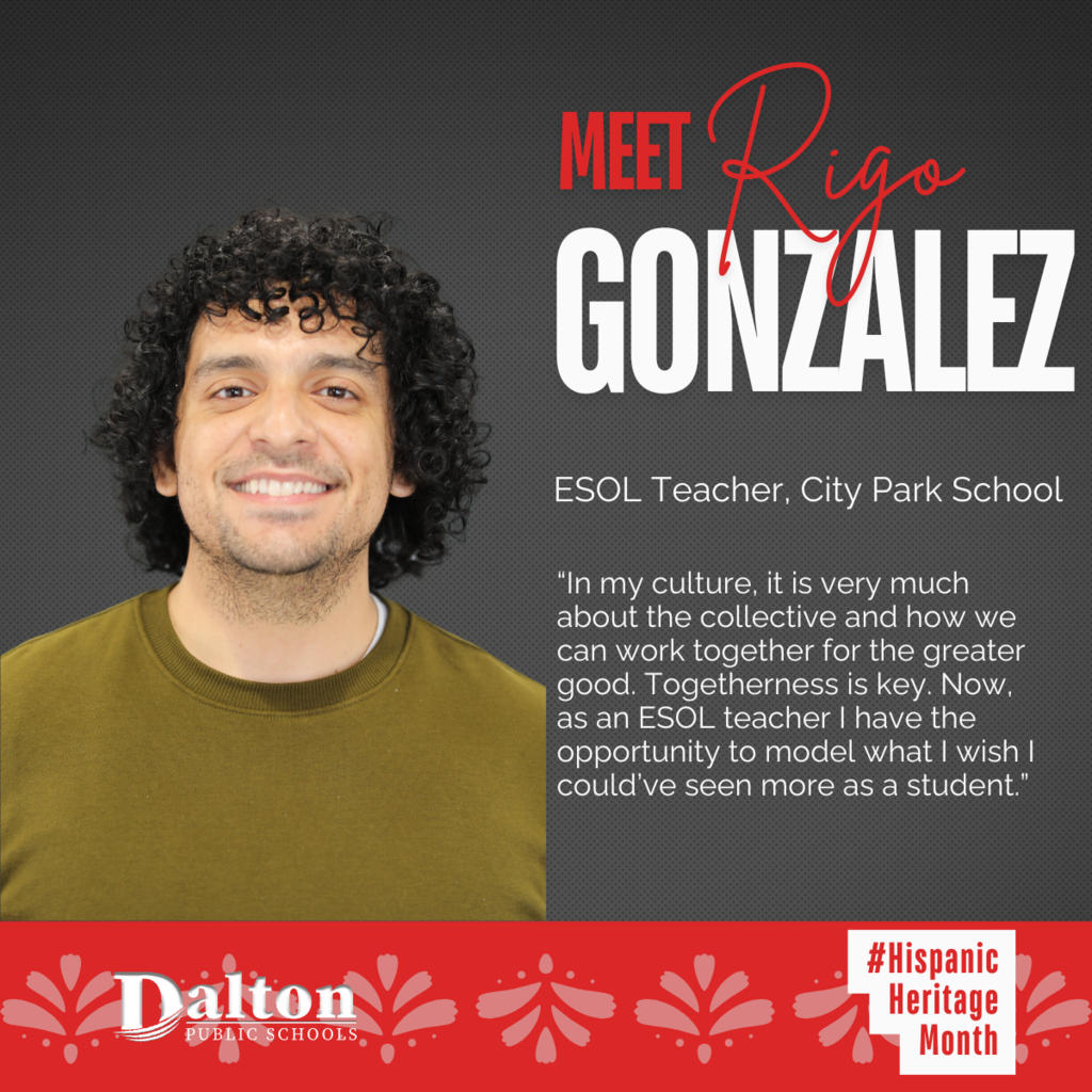 Hispanic Heritage Month Staff Spotlight: Rigo Gonzalez š ESOL Teacher, City Park School