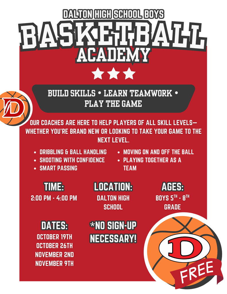 basketball academy flyer