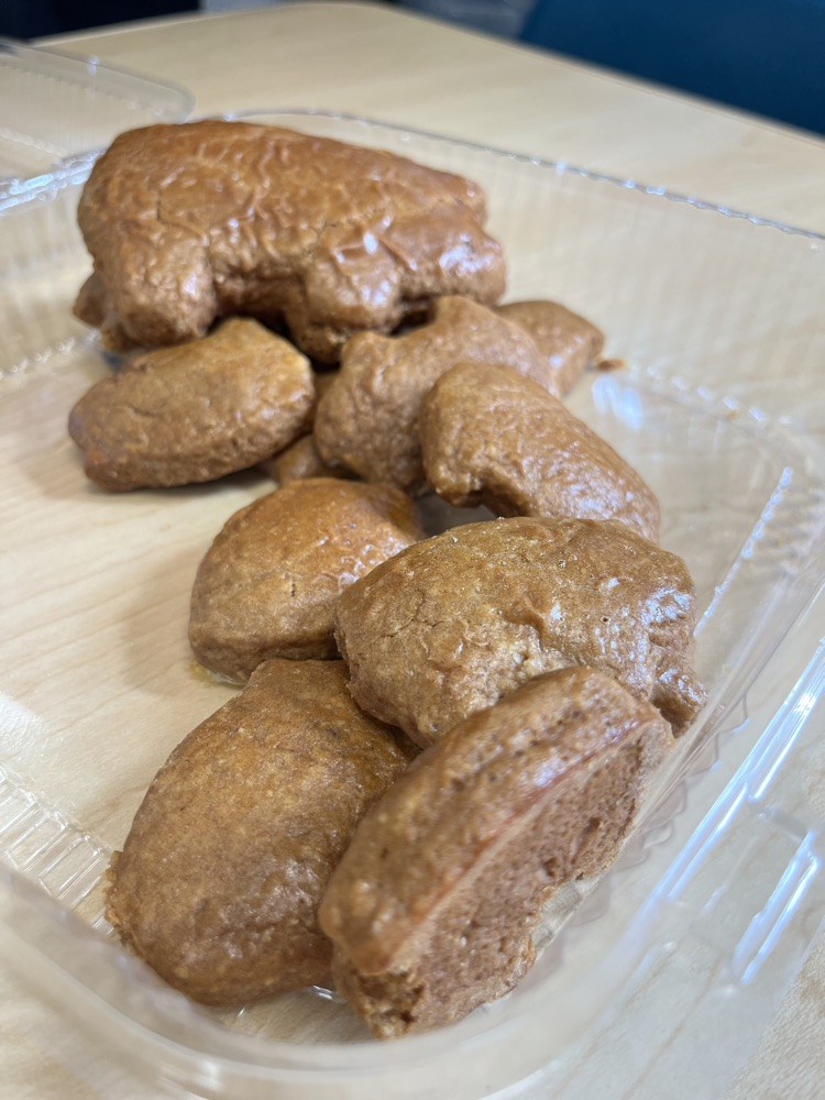 A picture of the “marranitos”, the Mexican pastry.