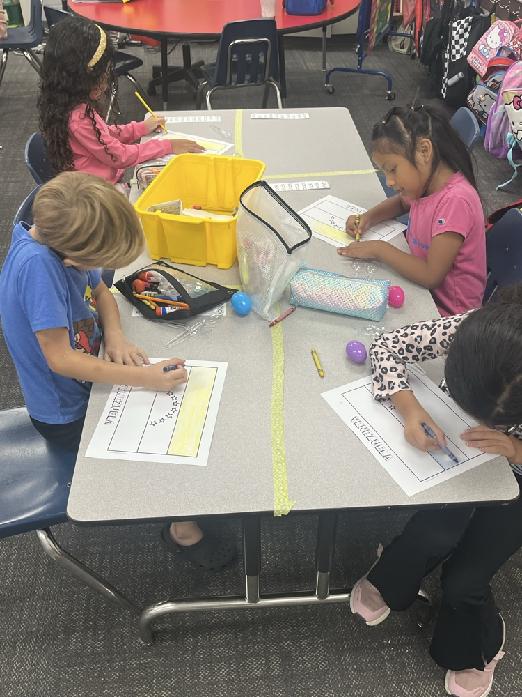 students in first grade class