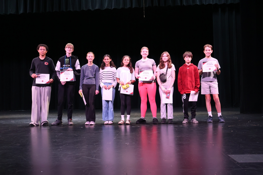 7th Grade Athletes Q1 2025