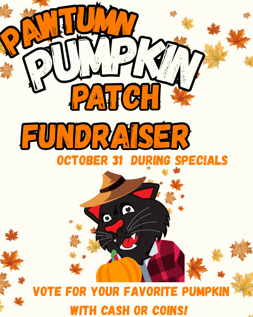 Pumpkin patch fundraiser graphic 