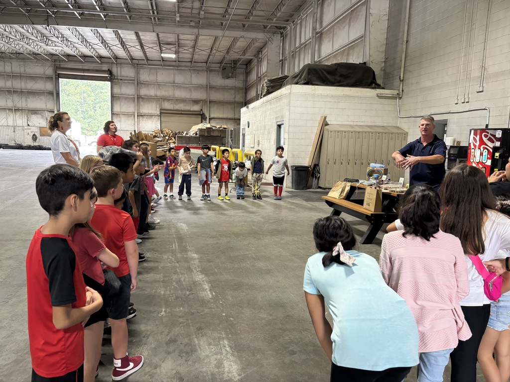 3rd graders went to the dalton-whitfield solid waste authority to learn about recycling!