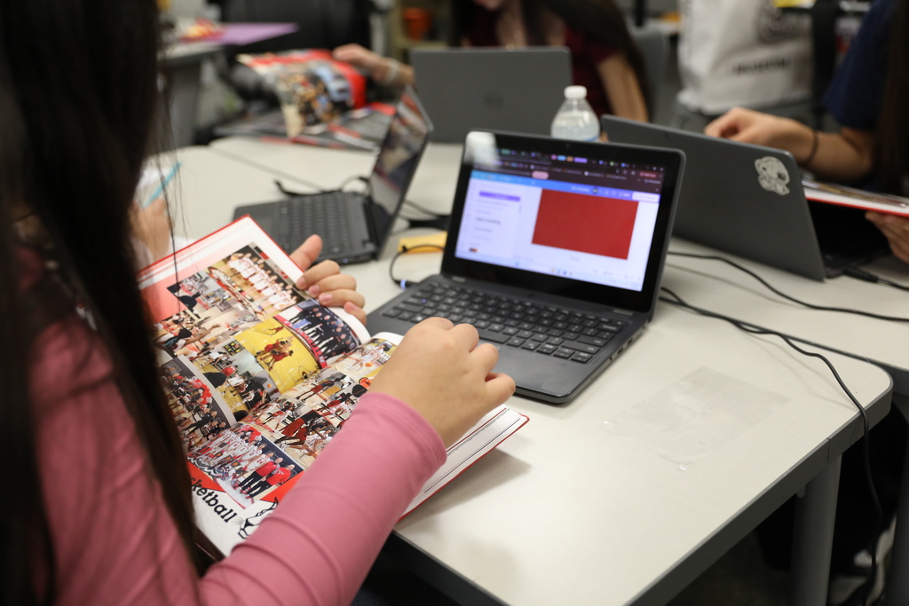 Classroom Spotlight: Tiffany Thompson’s Yearbook students at Dalton Junior High School have been busy capturing memories! From analyzing surveys to snapping photos and designing creative layouts, these talented students are hard at work bringing the 2025–2026 yearbook to life.