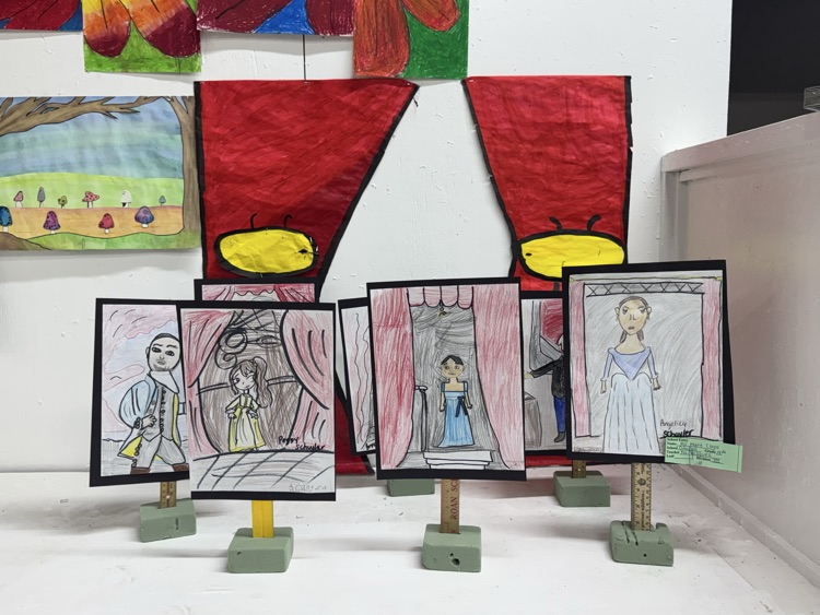student artwork on display 