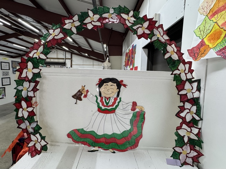 student artwork on display 