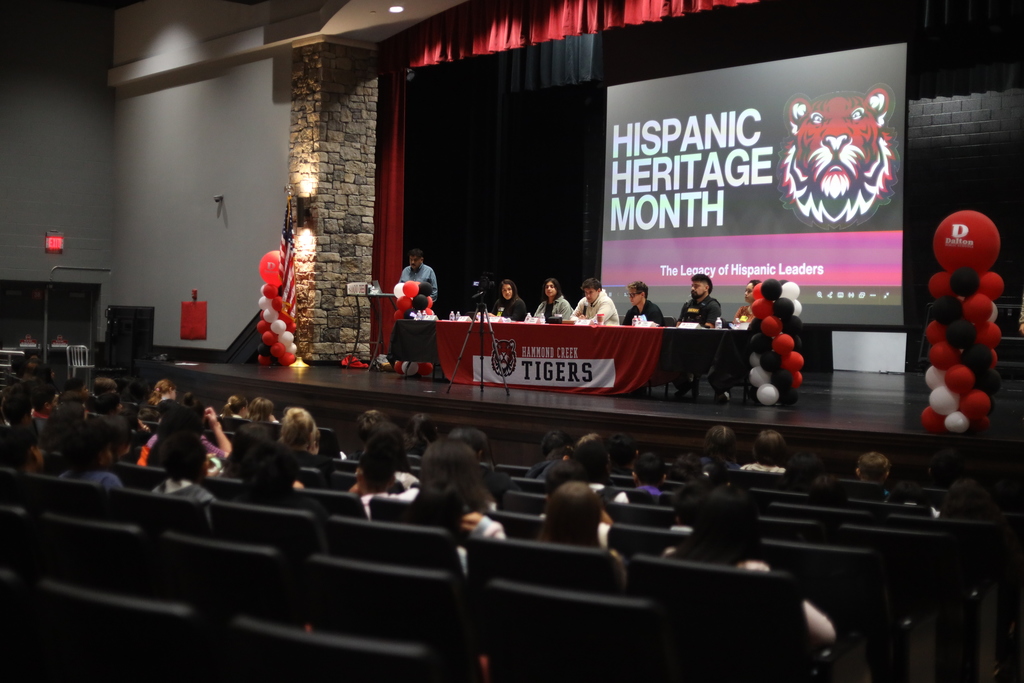 Celebrating culture and community! Hammond Creek Middle’s Social Studies Department held its first-ever Hispanic Heritage Month panel, where students learned from local leaders about their experiences and contributions. Thank you to all who made this special event possible!