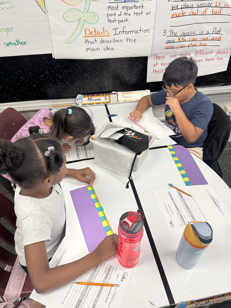 students working 