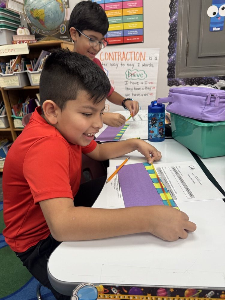 students working 
