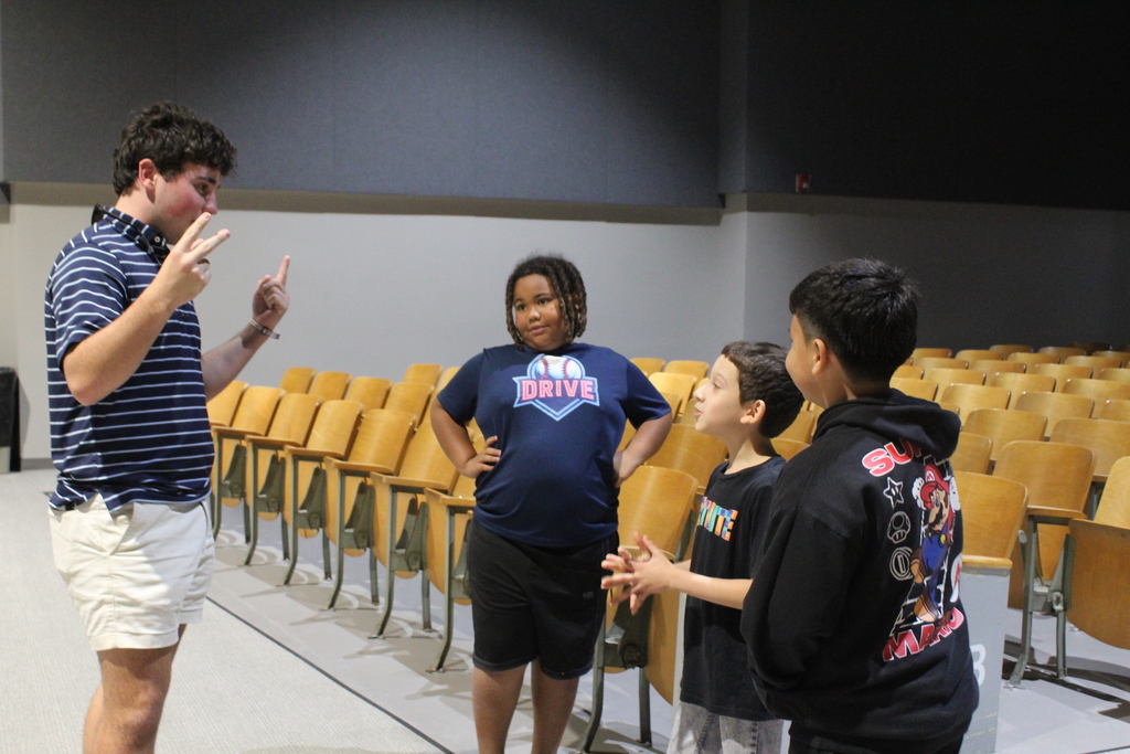 students working together in group