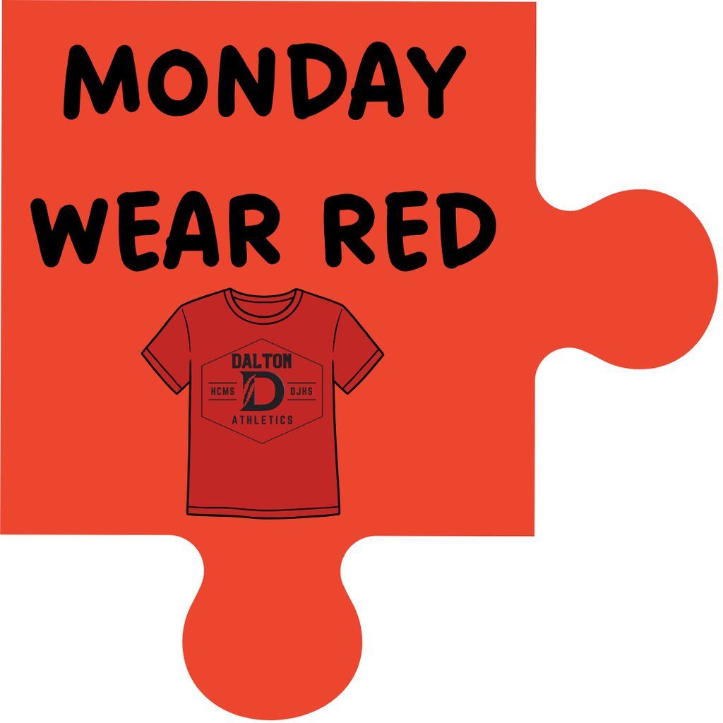 Monday wear red