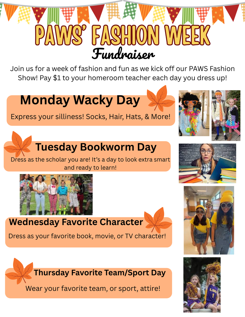 PAWS Fashion Week Graphic
