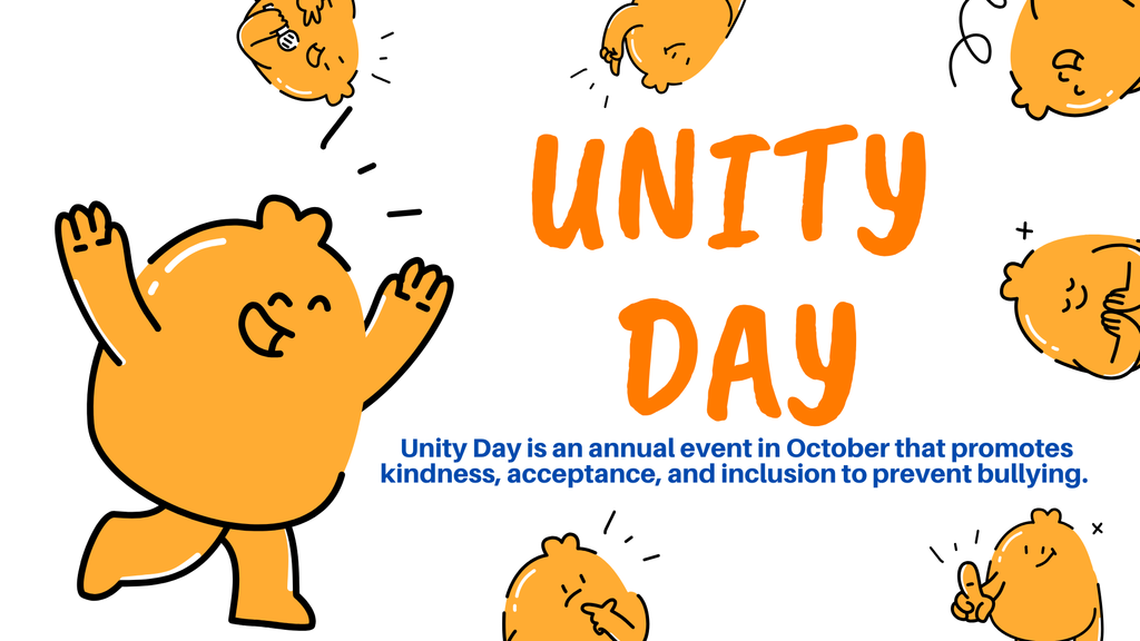 🧡 Unity Day — Tomorrow at HCMS! 🧡  Join us as we stand together for kindness, acceptance, and inclusion! 💫 Unity Day is a national event that promotes friendship and positivity to help prevent bullying and build a stronger school community.  Tomorrow, let’s fill the halls with ORANGE to show our support and remind everyone that we are stronger together. 🧡👕