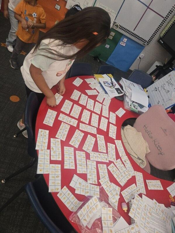 kindergarten students in class