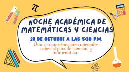 Noche Academica De Matematicas y Ciencias