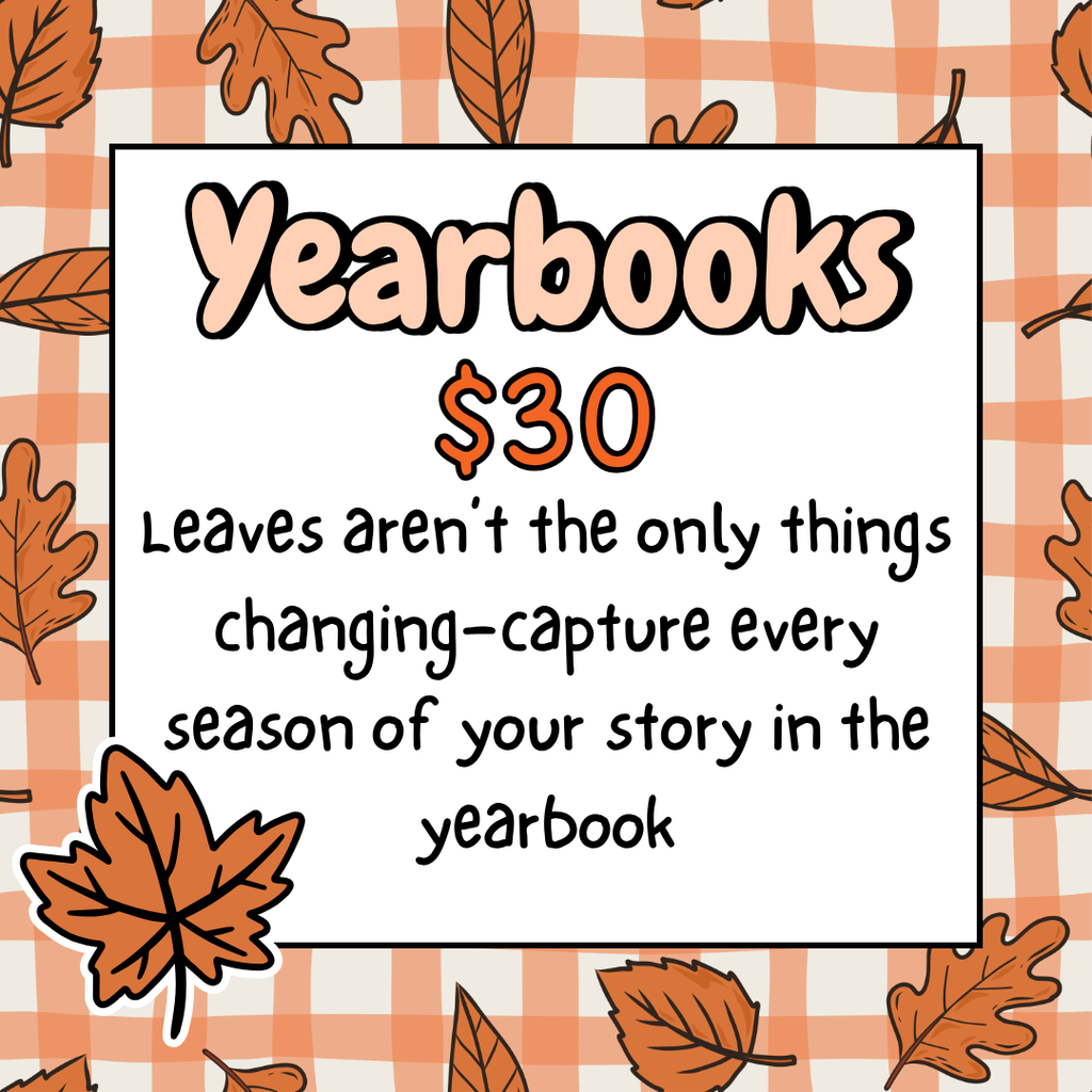 Yearbooks on sale now