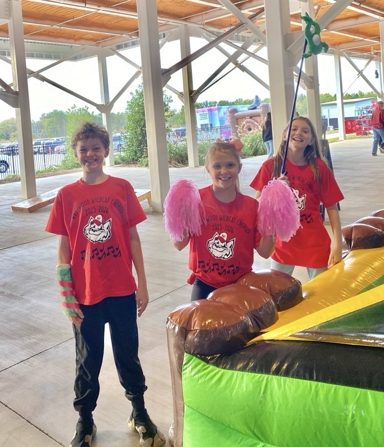 Students having fun before the game 