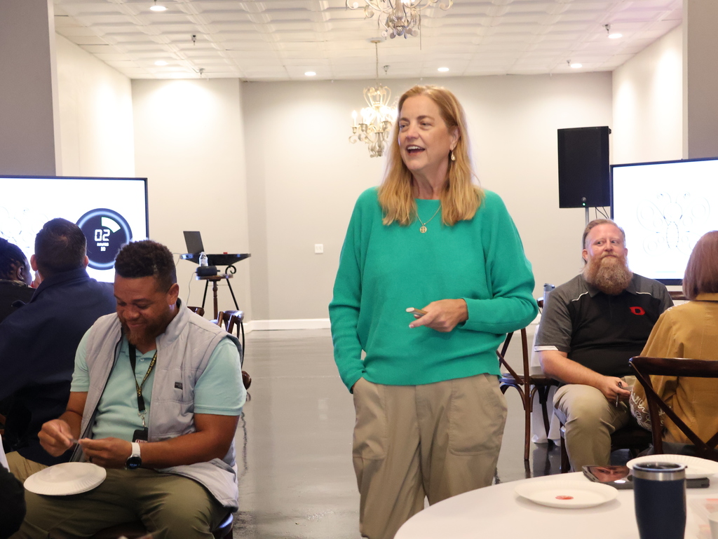 Our district leadership team came together last week for an inspiring session with Joy Kelly, focused on strengthening the positive cultures within our schools!  Joy’s message about leading with relationships, empathy, and consistency aligns perfectly with our district’s commitment to fostering environments where every student and staff member feels valued and supported. At Dalton Public Schools, we strive to build communities that inspire pride, encourage growth, and celebrate the excellence within us all.  #LeaveYourMark