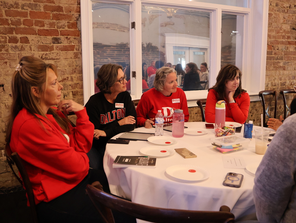 Our district leadership team came together last week for an inspiring session with Joy Kelly, focused on strengthening the positive cultures within our schools!  Joy’s message about leading with relationships, empathy, and consistency aligns perfectly with our district’s commitment to fostering environments where every student and staff member feels valued and supported. At Dalton Public Schools, we strive to build communities that inspire pride, encourage growth, and celebrate the excellence within us all.  #LeaveYourMark