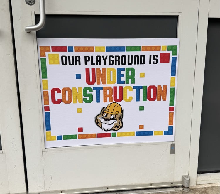 Playground under construction sign 