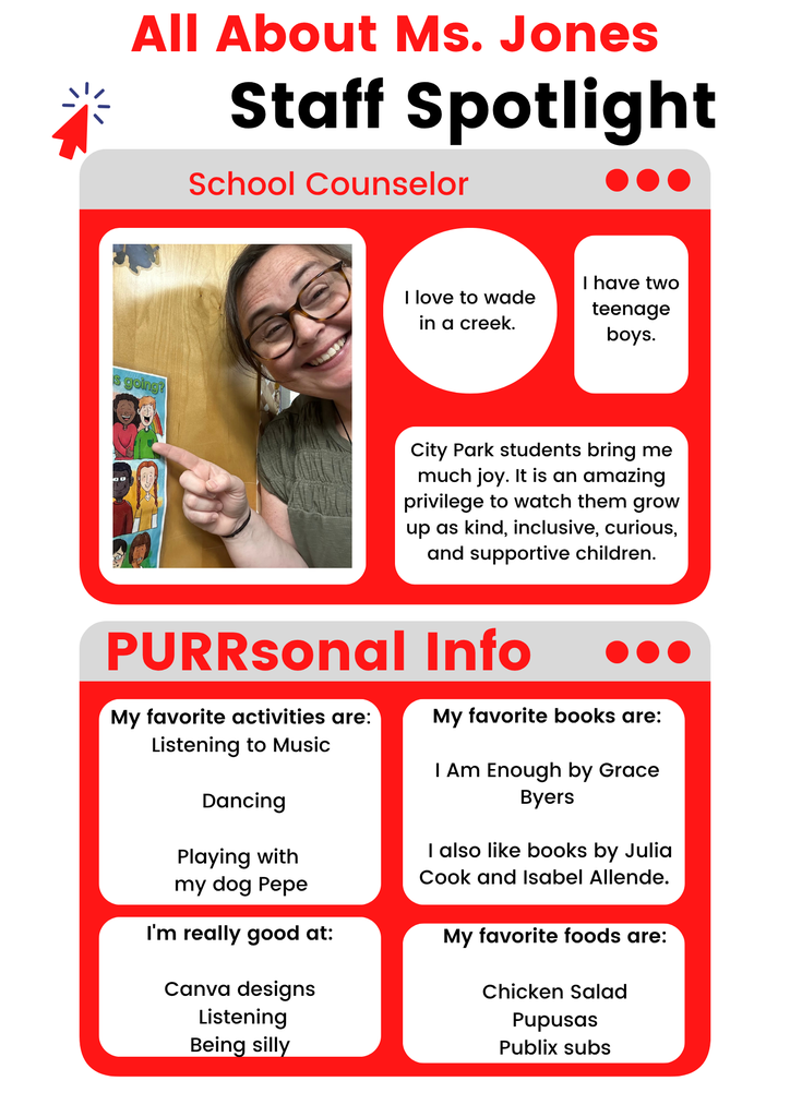 Staff Spotlight infographic 