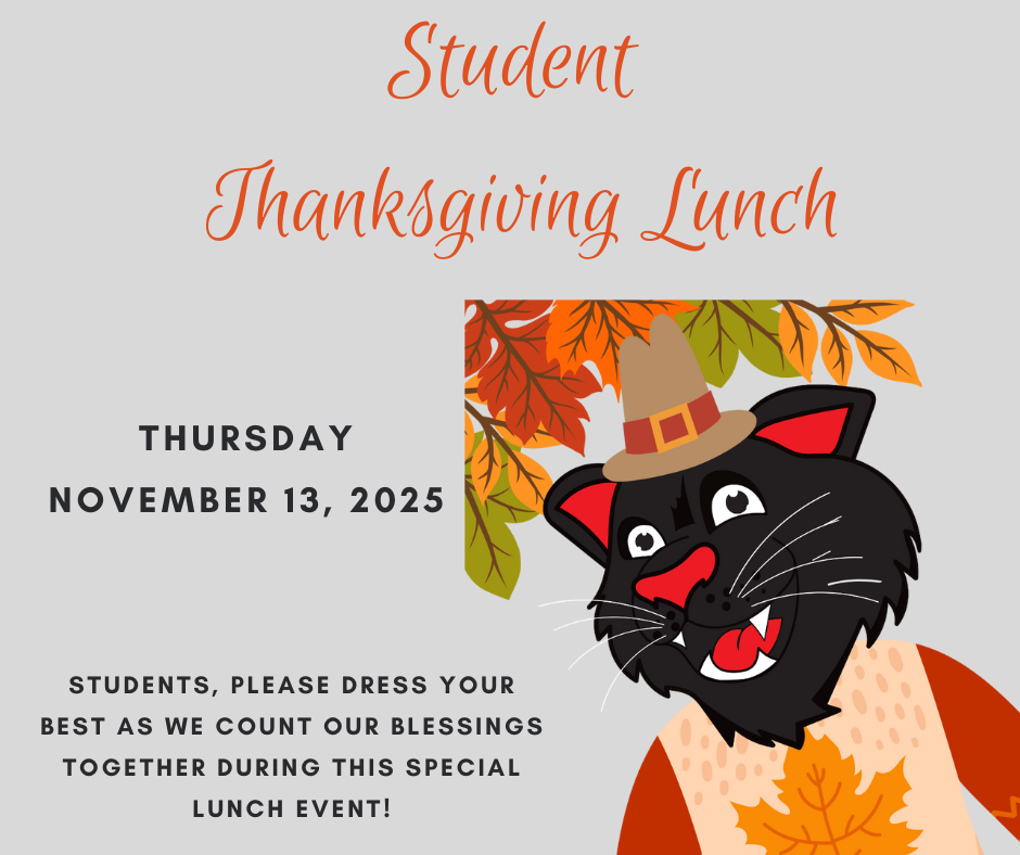 Student Thanksgiving Lunch Graphic