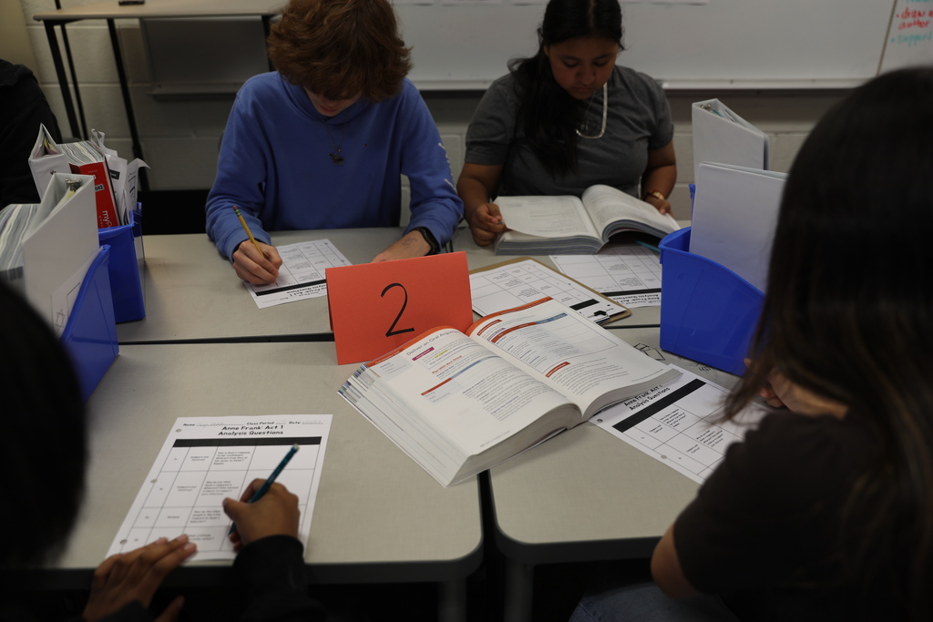 Selena Rios’ students at Dalton Junior High are closely examining Act I of The Diary of Anne Frank. Through vocabulary analysis, dialogue exploration, and personal annotation, they’re discovering how powerful words and emotions shape this timeless story. #ExcellenceInActionDPS