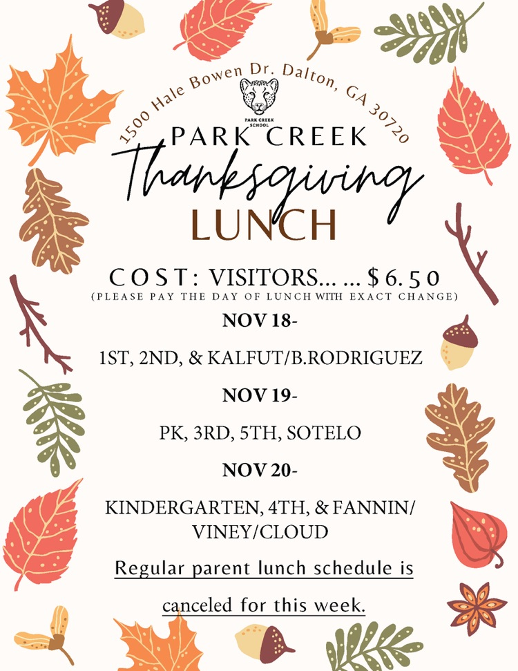 Thanksgiving lunches